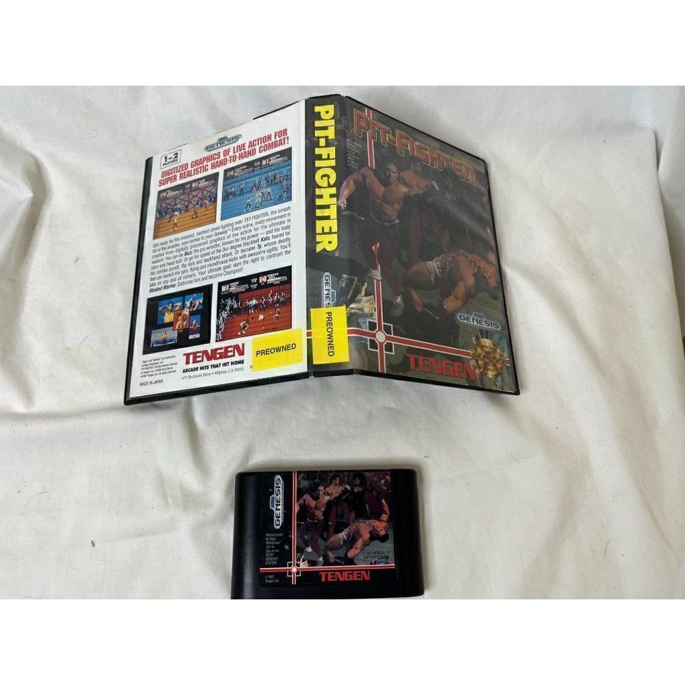 Pit Fighter (Sega Genesis 1991) Case and Game Only Tested & Working